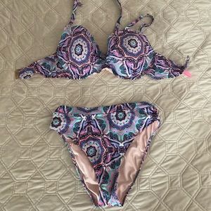 Victoria Secret Multi Color, high cut and high wasted bikini
